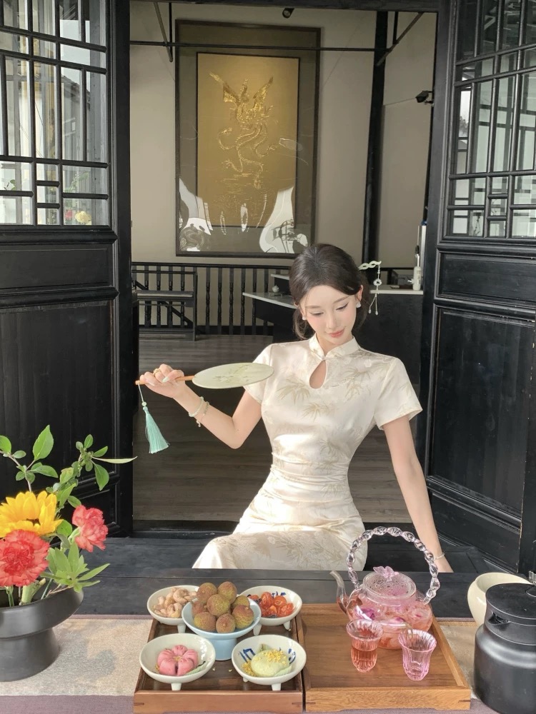 Transformation era qipao dress Q191 images